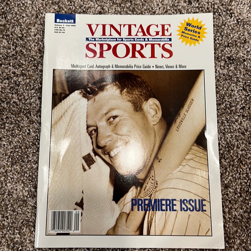 Mickey Mantle Vintage Sports Beckett